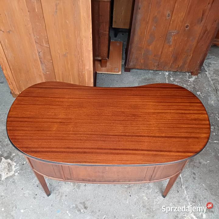 Antyczne Biurko w kształcie Nerki styl Angielski Suchorzew