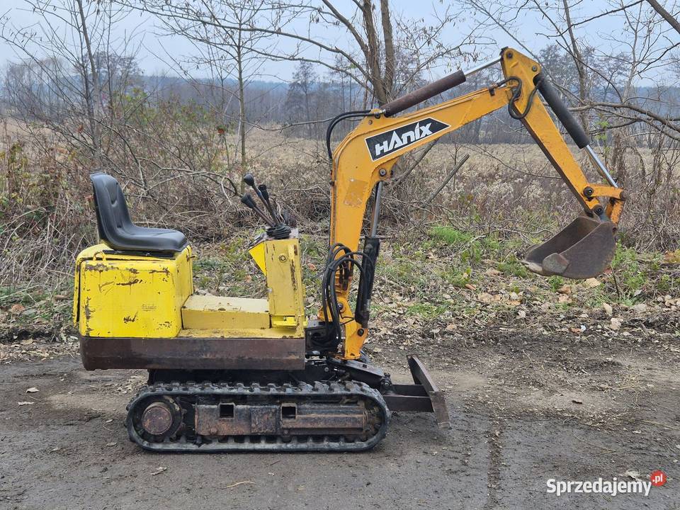 Koparka HANIX N08E dolnośląskie Małuszyn