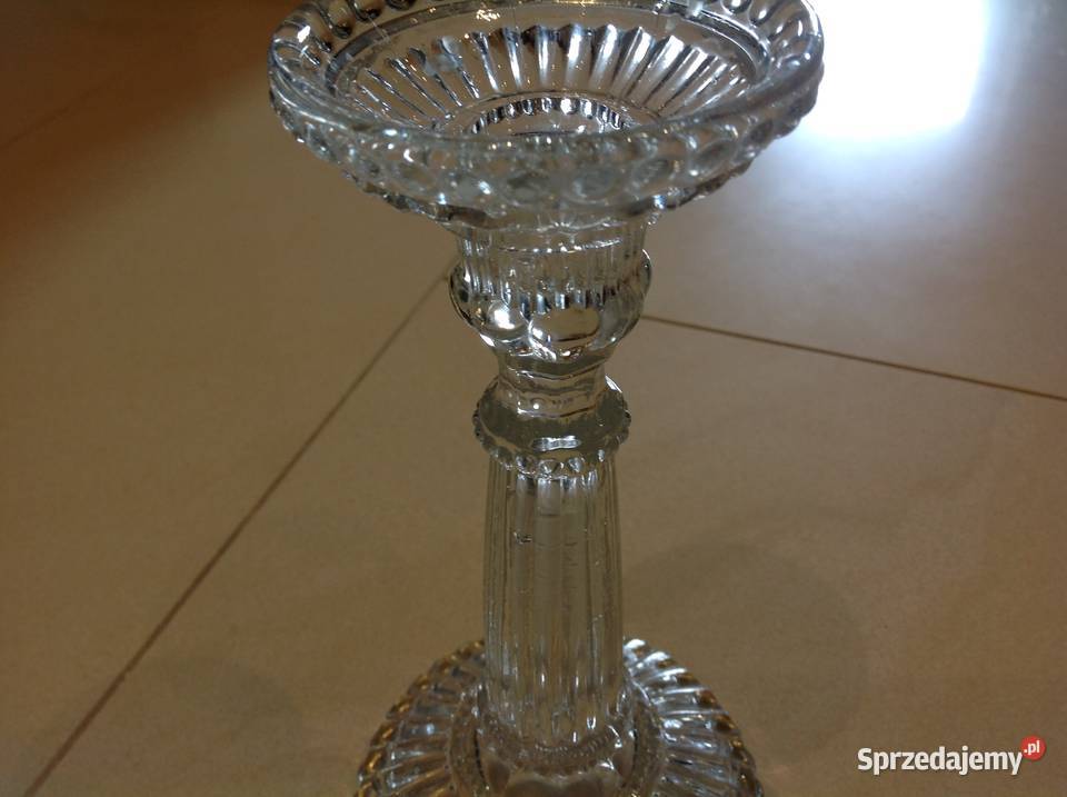 Stary Świecznik Szklany lubuskie Nowa Sól