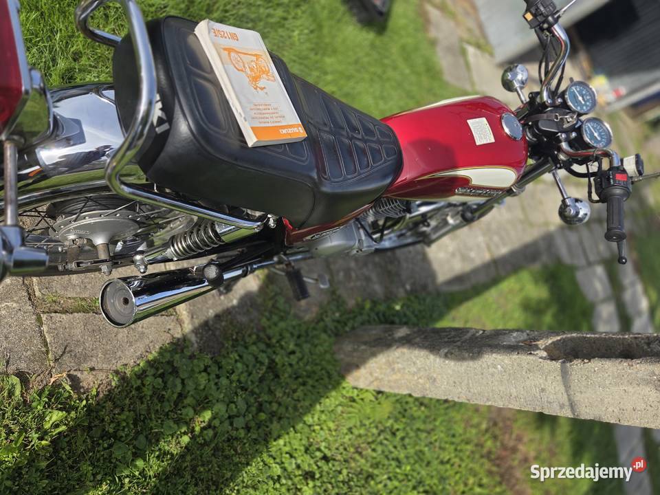 Suzuki gn 125 gienek 1 wlascicel z niemiec Motocykle, skutery, quady warmińsko-mazurskie Biskupiec