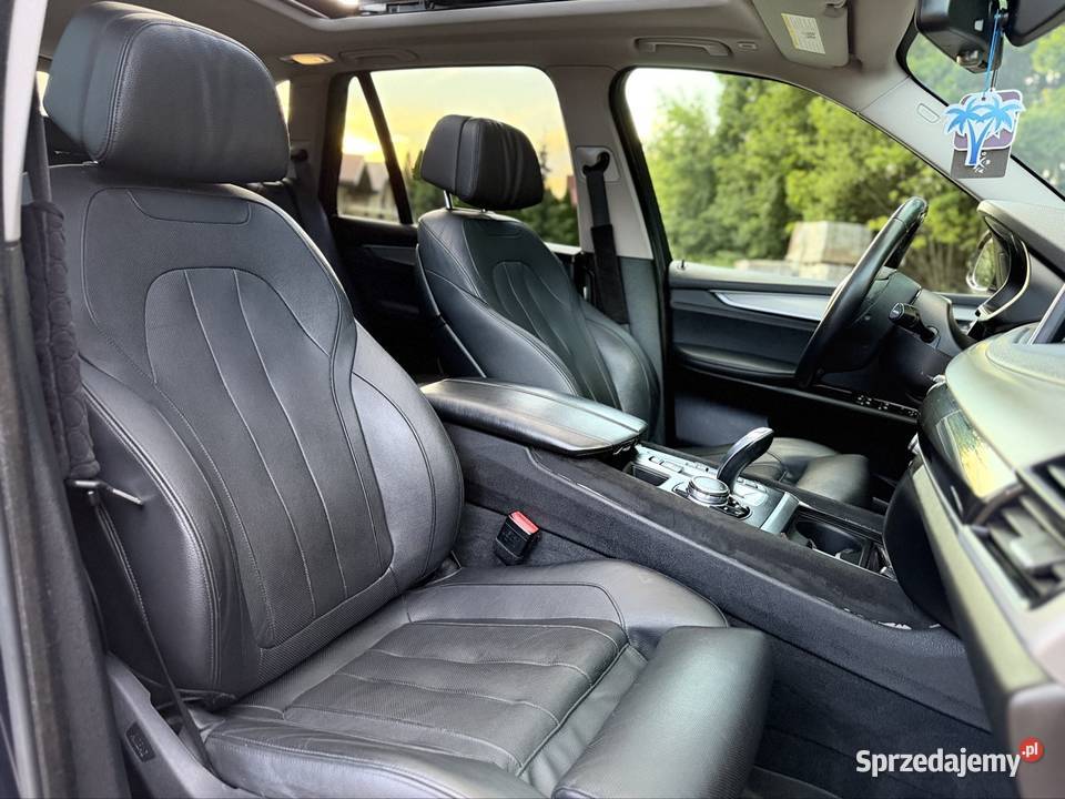 BMW X5 F15 30d 2015r Imperial Blue Bogate światła LED X5 mazowieckie Ostrów Mazowiecka