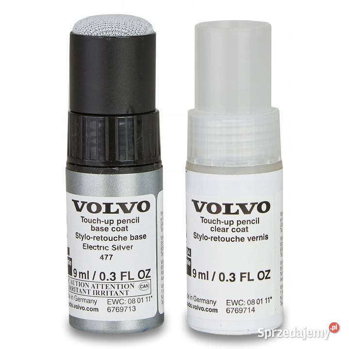 VOLVO lakier sztyft zaprawka Electric Silver 477