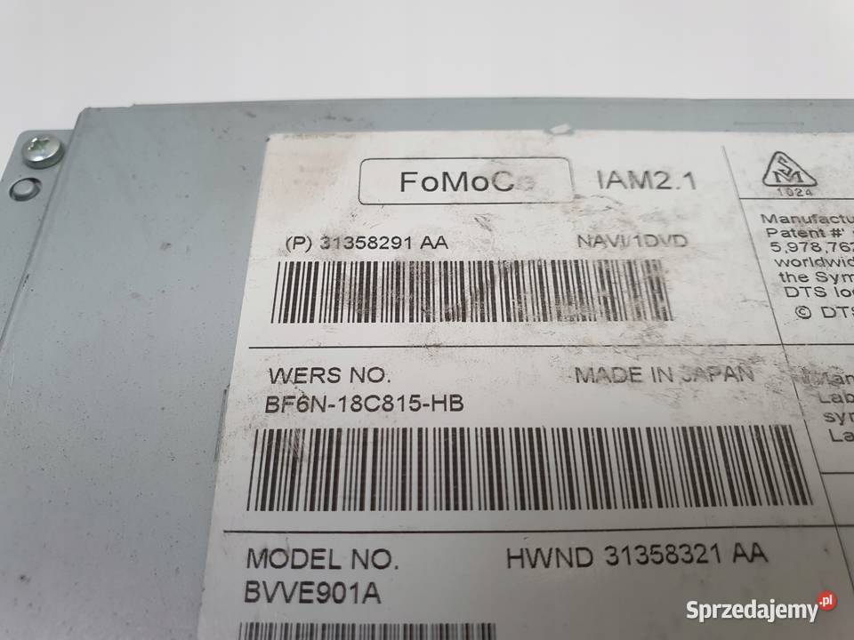 Volvo VOLVO V60 I S60 II XC60 I CZYTNIK