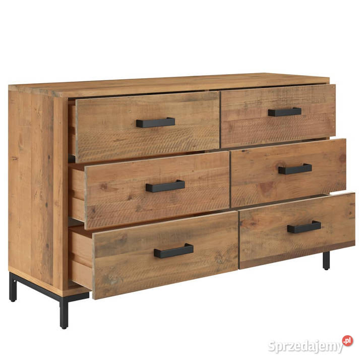 Szafka brązowa 110x35x70 lite drewno sosnowe Meble Warszawa