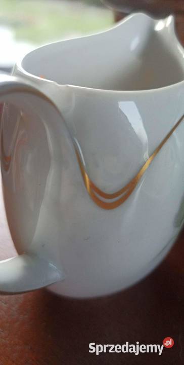 Serwis kawowy Kaiser Biała porcelana fantazyjny Gdańsk