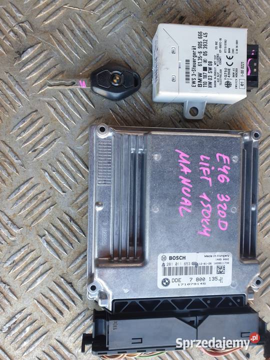 EWS STEROWNIK KOMPLET SILNIKA BMW E46 320D LIFT opolskie Głogówek sprzedam
