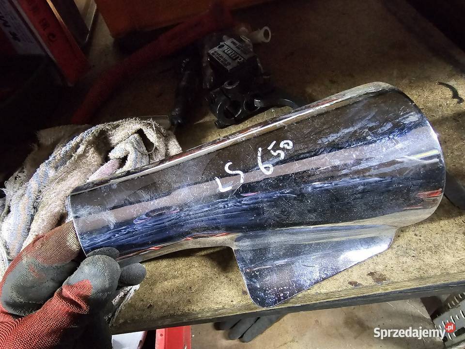 Suzuki LS 650 savage osłona tłumika wydechu rury Jelenia Góra