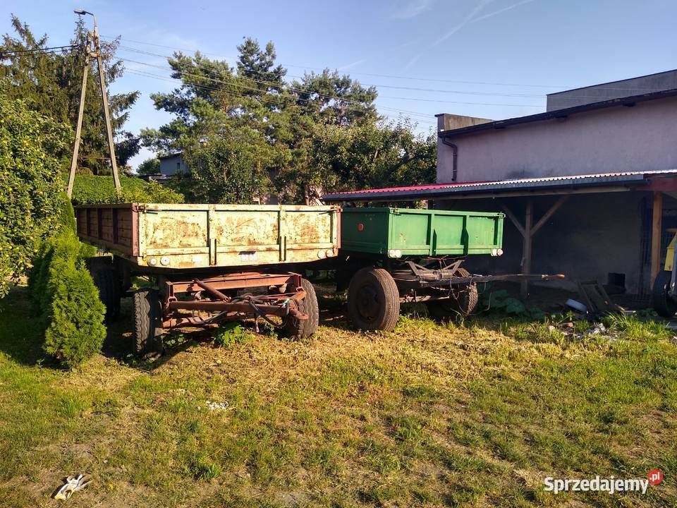 Przyczepa rolnicza beż papierów d 35 i d 47 stan Przyczepy i naczepy