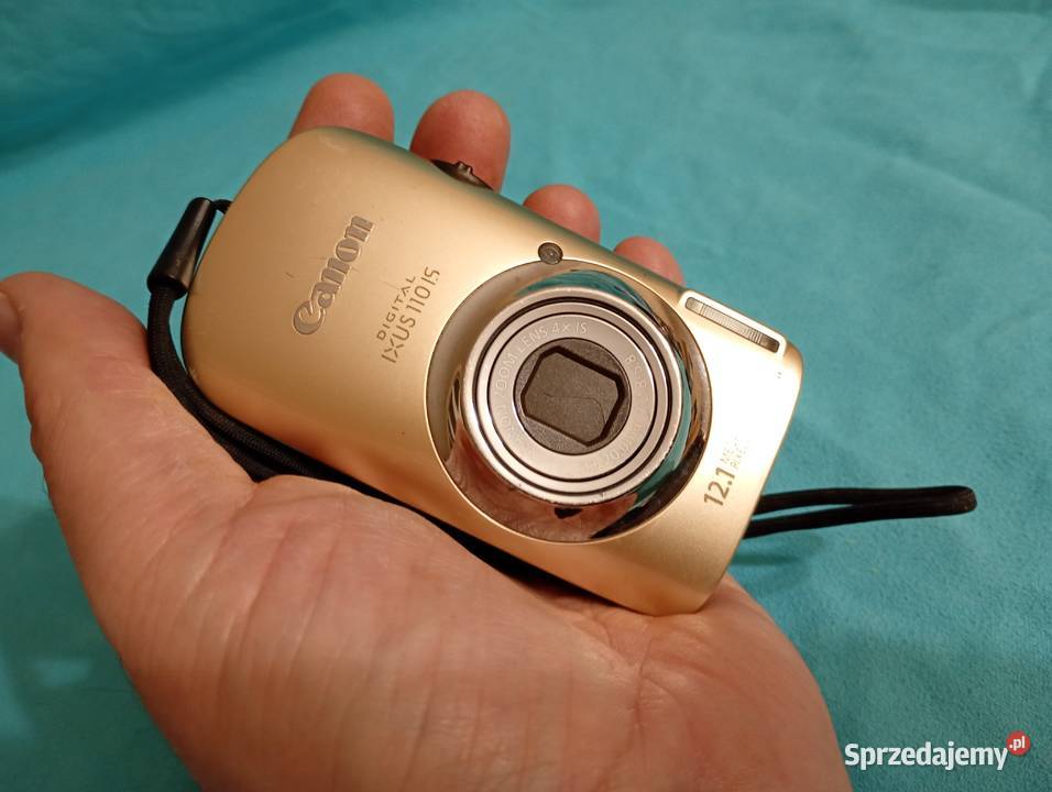 Maleńki Canon Ixus 100 IX Zmieści się w każdej śląskie sprzedam
