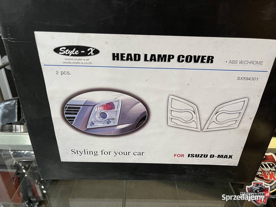 Nakładki ochronne na lampy przednie ISUZU D Pasłęk