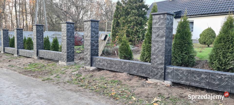 Ala klinkier słupki murki ogrodzenia imitacja mazowieckie Wołomin