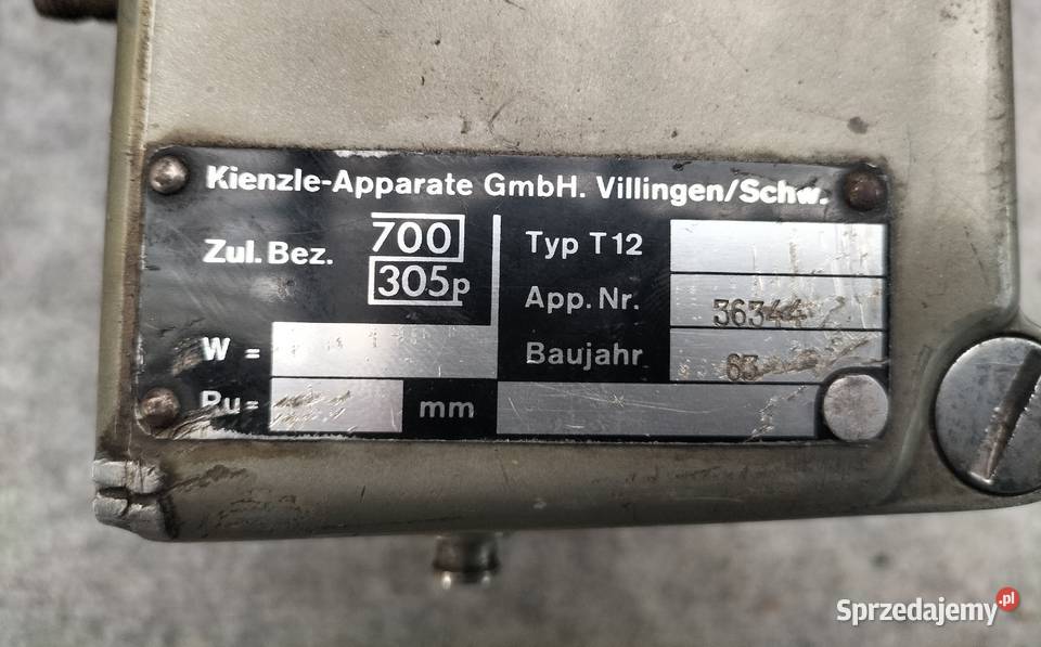 Stary taksometr kogut TAXI Osieczna Leszno