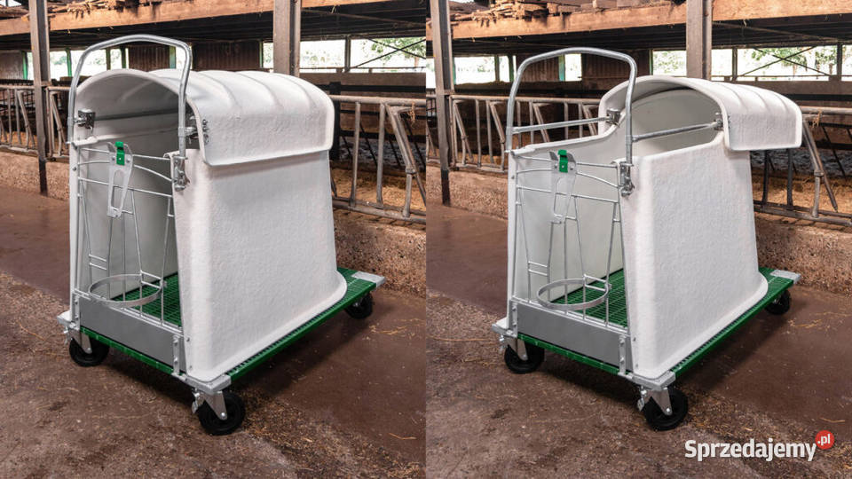 Dach przesuwny do domku cieląt OpenTop CalfOTel Hodowla bydła opolskie Opole