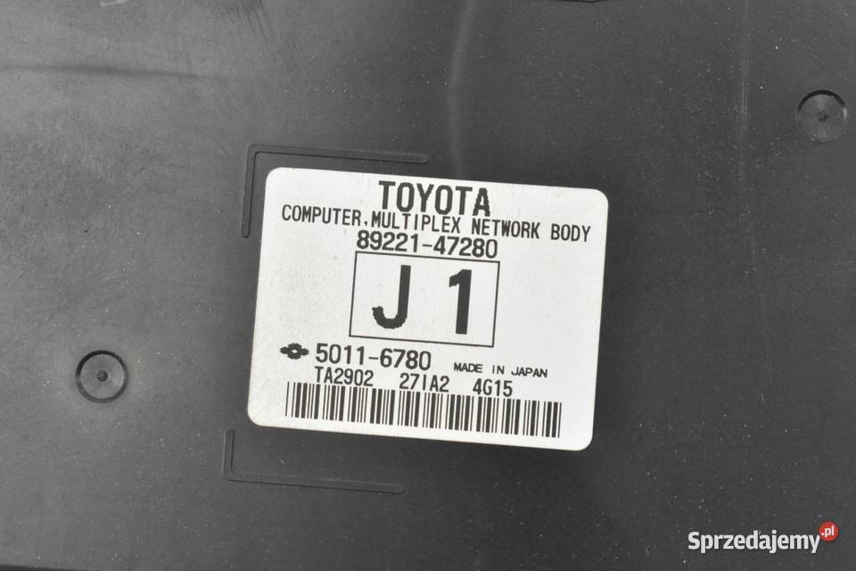 MODUŁ STEROWNIK BSI PRIUS 3 III 8922147280 Części samochodowe