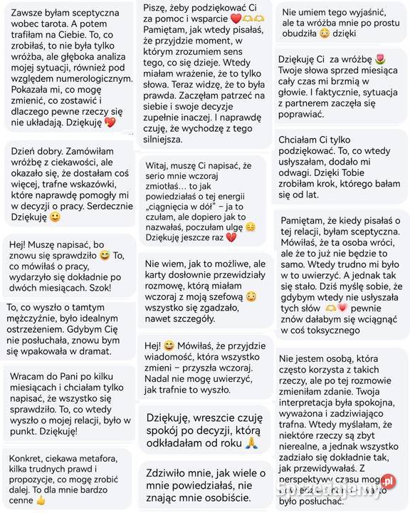 Tarot Wróżba Numerologia Miłość Praca Pieniądze Warszawa