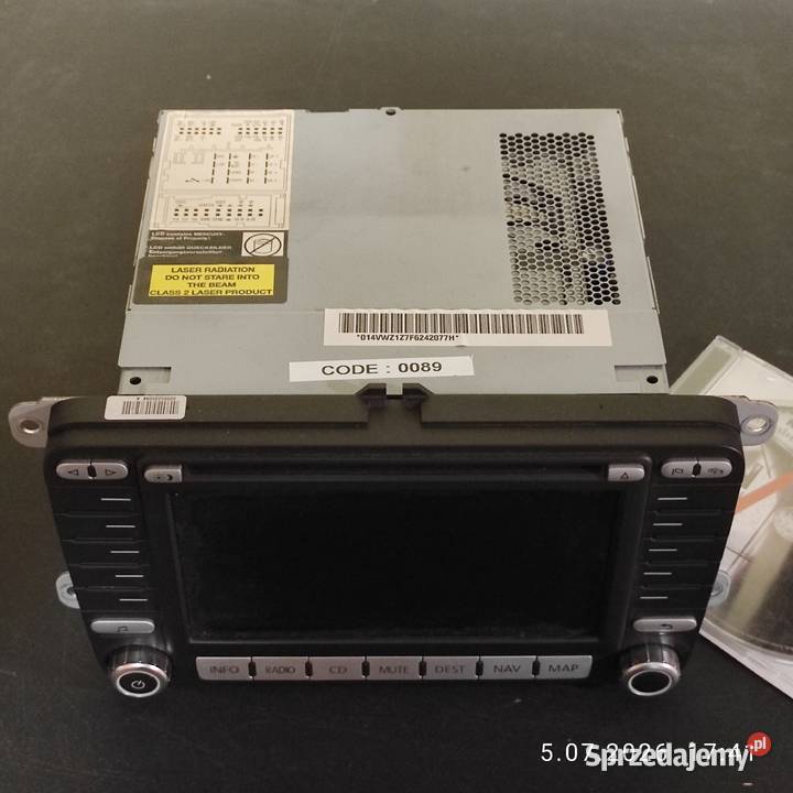 VW Eos Passat Golf Touran radio z CD i nawigacją mazowieckie Podkowa Leśna