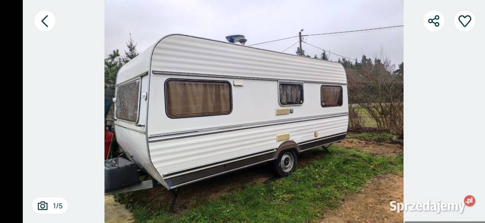 Przyczepa kempingowa 6000 lubuskie sprzedam