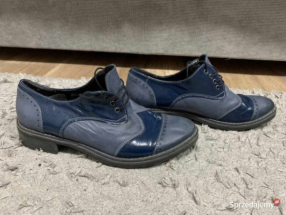 Skórzane buty chłopięce Chełm sprzedam