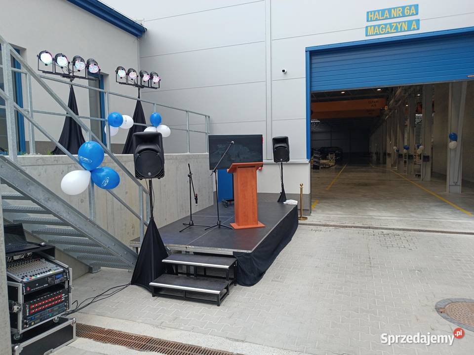 Krata tower nagłośnienie sprzęt JBL mackie HK Muzycy i artyści