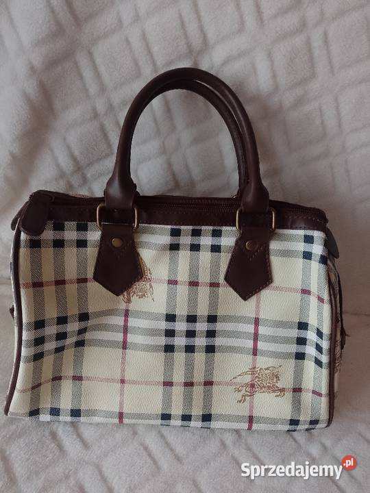 BurberrysEkskluzywna torebka kuferek z Londynu Kraków
