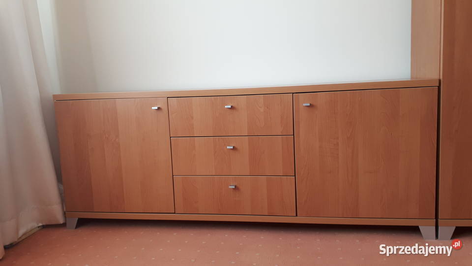 komplet mebli dwie komodydwie szafy i regał Gliwice sprzedam