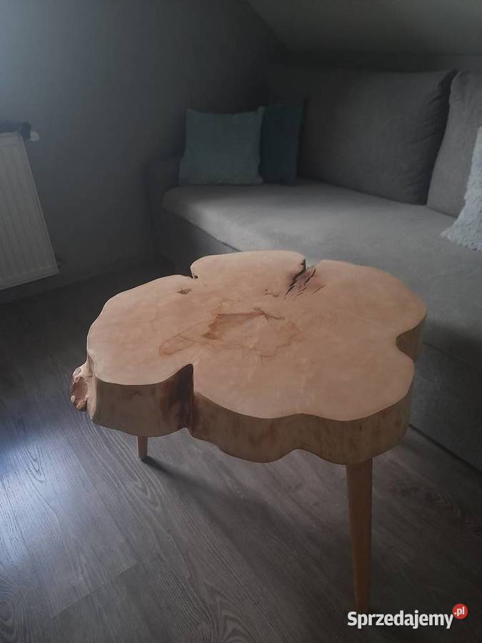 Stolik z plastra drewna duży wybór Dąb akacja zachodniopomorskie Kołobrzeg