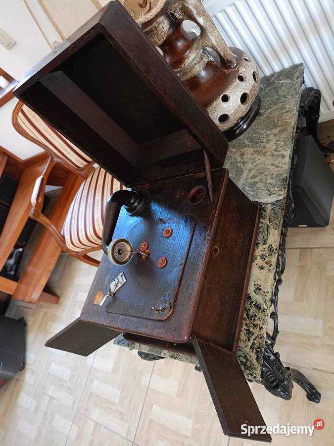 Zabytkowy Patefon Unikat Stary Drawski Młyn