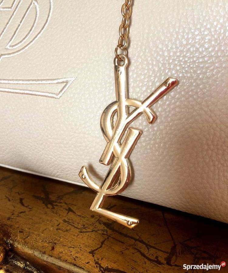YSL TOREBKA Yves Saint LAURENT WOREK TRAPEZ BEŻ kujawsko-pomorskie Bydgoszcz