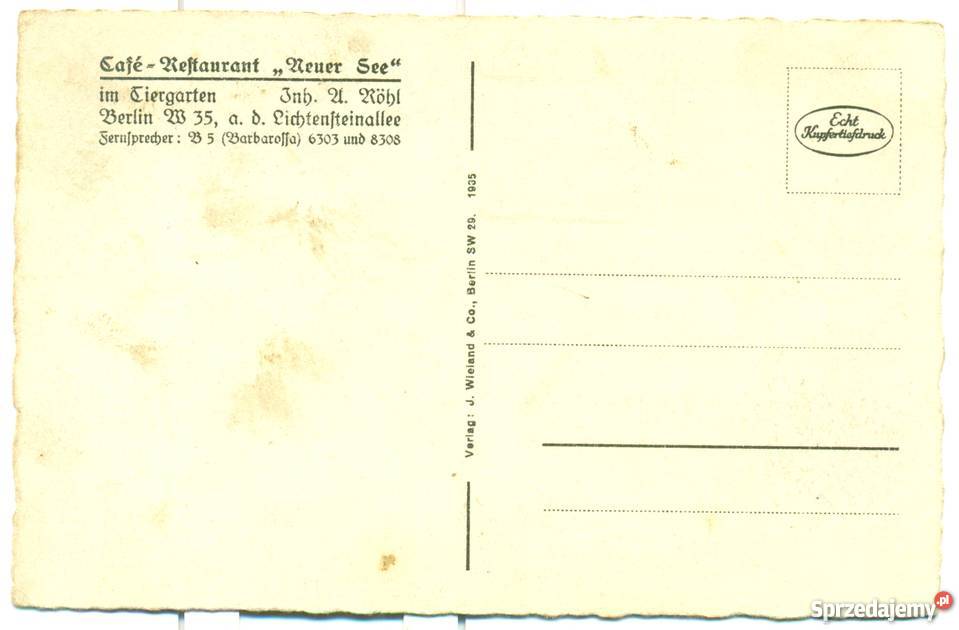 Cafe Restaurant Neuer See im Tiergarten