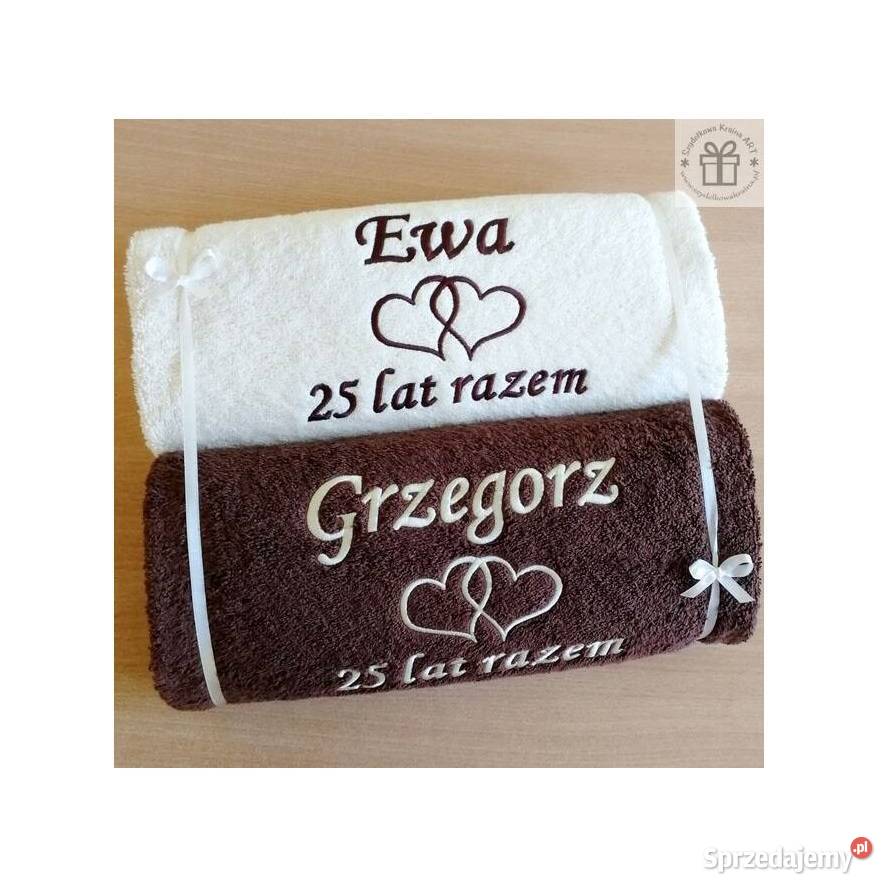 Prezent na 25 rocznicę ślubu SREBRNE GODY Akcesoria łazienkowe kujawsko-pomorskie Toruń