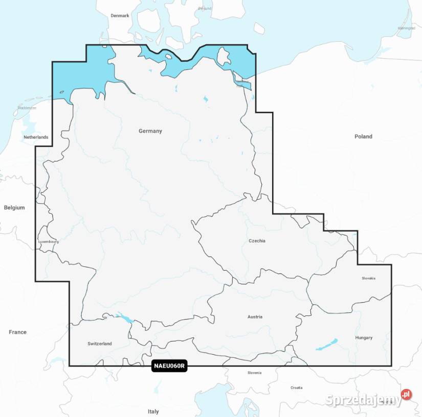 Mapa Navionics Regular NAEU060R Niemcy jeziora i Pisz