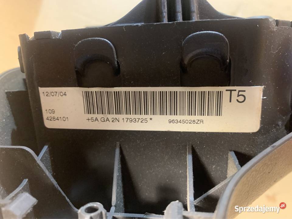 Poduszka powietrzna airbag 96345028ZR peugeot zachodniopomorskie