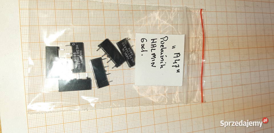 Przekaźnik kontaktowy HAMLIN HE3671A 6830 6 A47 Czechowice-Dziedzice