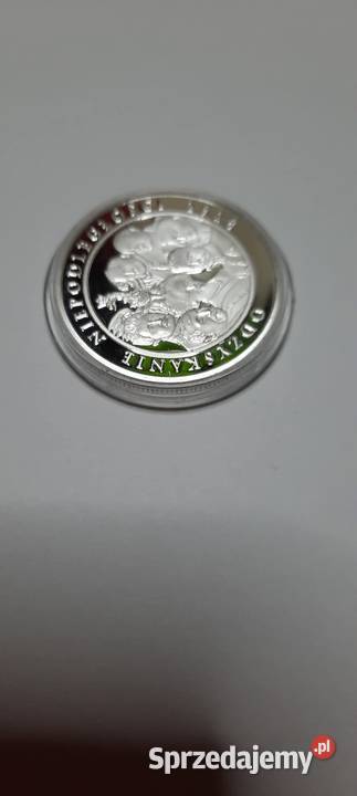Srebrny medal Odzyskanie niepodległości 1918 k16 Numizmatyka mazowieckie Warszawa