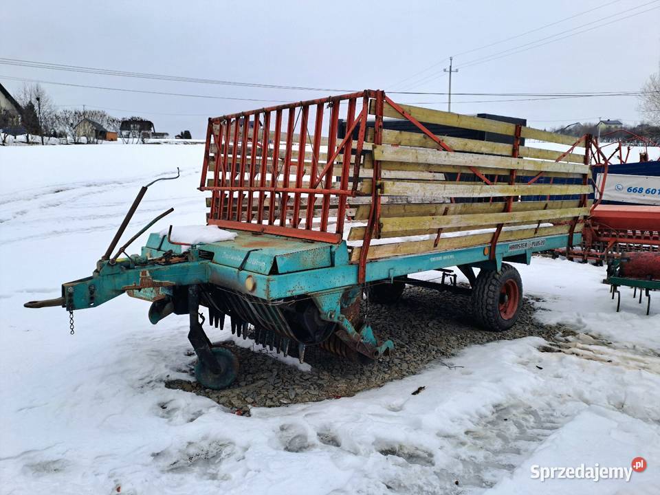 Przyczepa samozbierająca steyr hamster plus 20 nieuszkodzony sprzedam