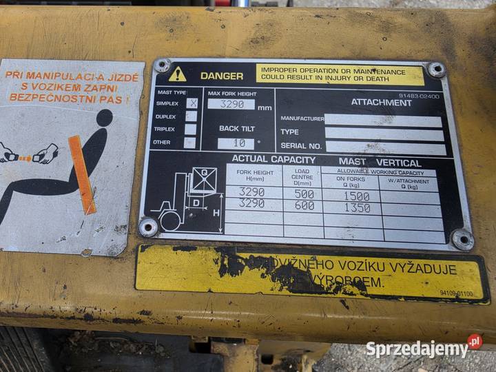 Wózek widłowy CAT Caterpillar GP15K Wózki widłowe Tychy