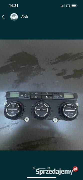 Panel Nawiewu Klimatyzacji Klimy VW Passat B6 Panele sterowania, przełączniki Morąg