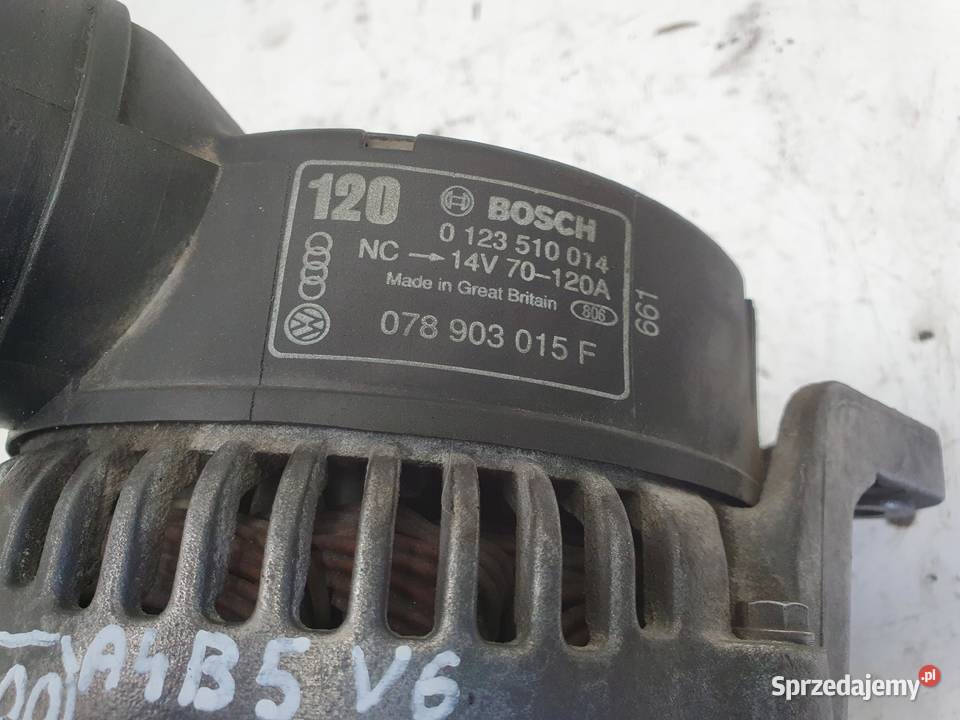 Audi A4 B5 26 V6 ALTERNATOR bosch 0123510014 Janów