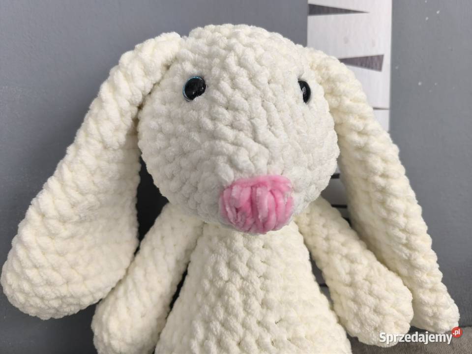 Snuggle Króliczek biały 50 przytulanka miękka mazowieckie Parzniew