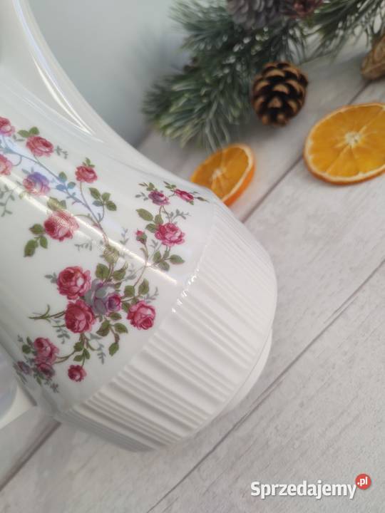 Czajnik dzbanek imbryk porcelanowy na kawę Głuchołazy