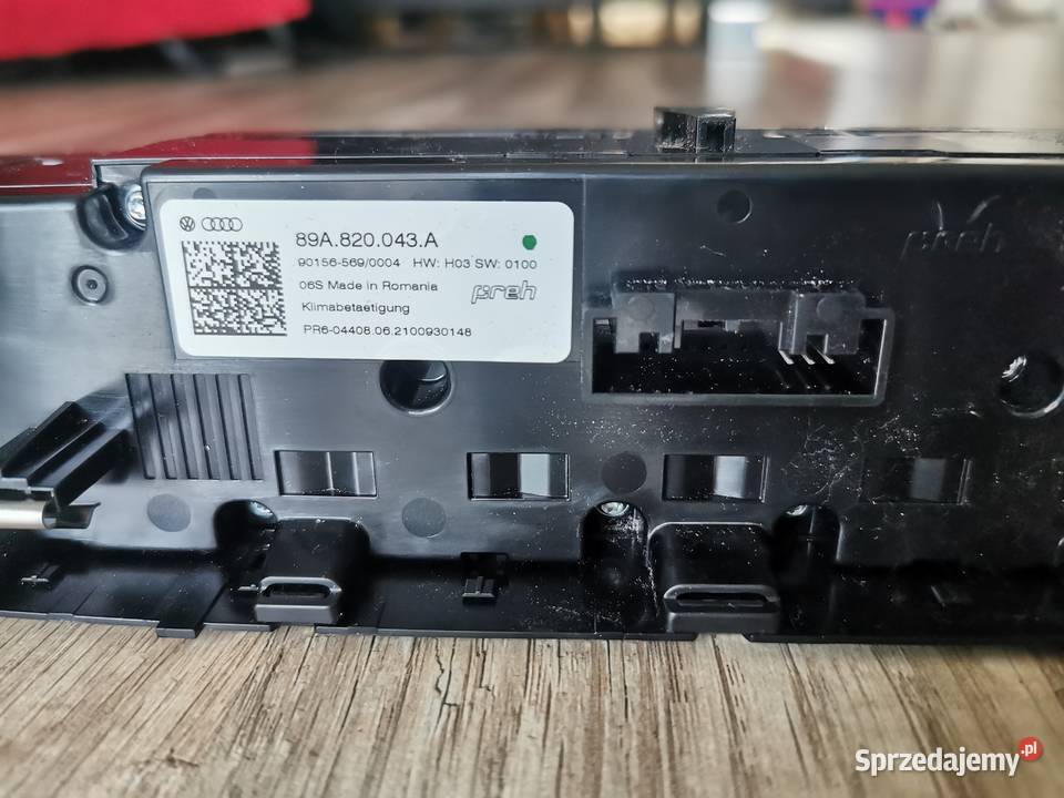 Sterowanie ogrzewaniem 89A820043A do Audi Q4 panele sterowania, przełączniki dolnośląskie Pielgrzymka