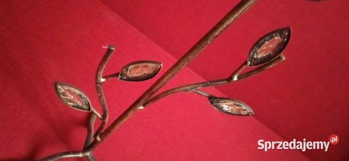 Metalowy świecznik dolnośląskie Świdnica