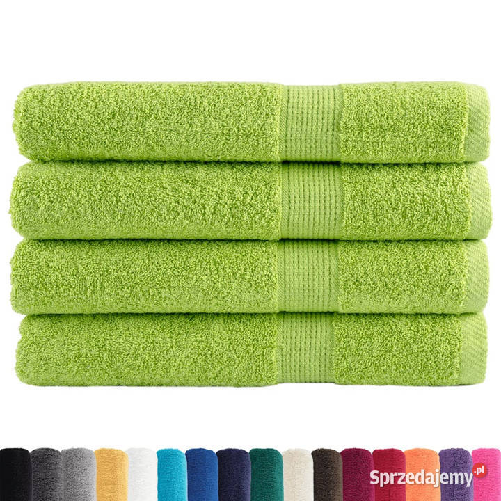 Ręczniki premium SOLUND 4 zielone 80x200 600 g mazowieckie Warszawa