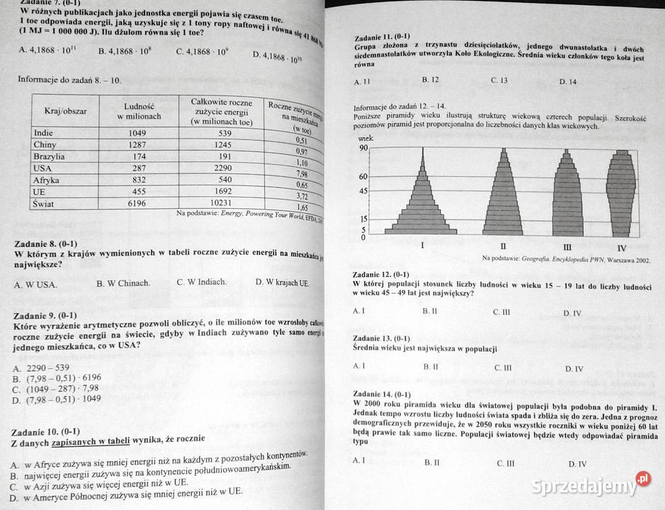 Egzamin Gimnazjalny Blok matematyczno Pozostałe Chełm