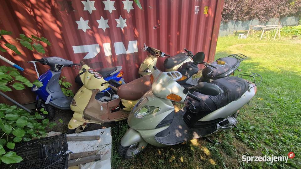 Pakiet pięciu skuterów Piaggio Aprilia Tgb dolnośląskie Wilczyce