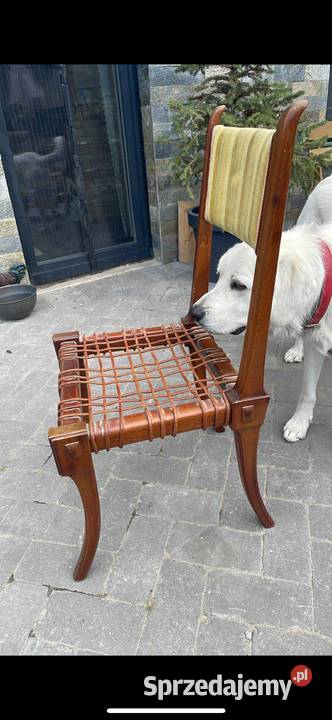 8 krzeseł z drewna orzechowego Kalisz