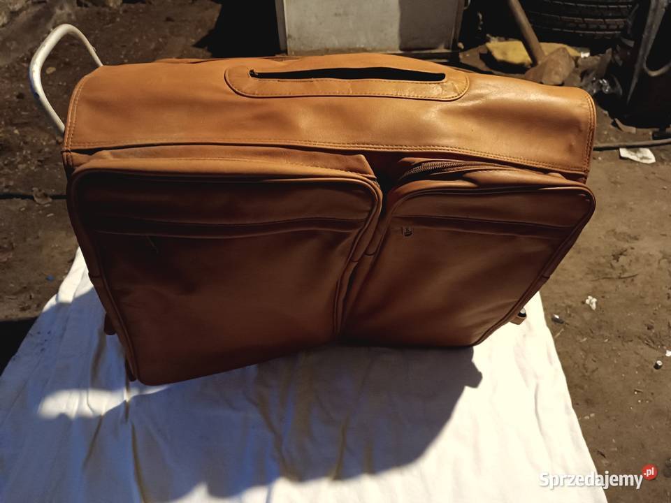 Torba Rowerowa na bagażnik Skóra Annopol