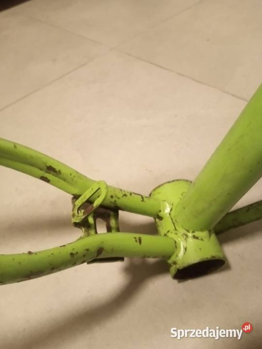 Krzywa rama Romet jubilat 1981 składak prl Lublin