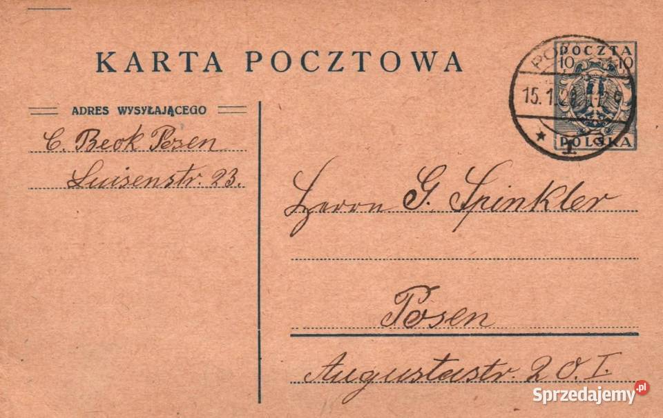 Karty pocztowe wydania krakowskiego Konin