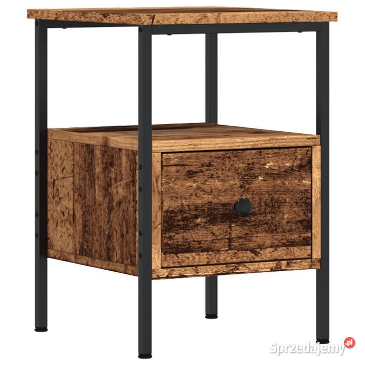 Szafka nocna stare drewno 34x36x50 materiał Warszawa sprzedam